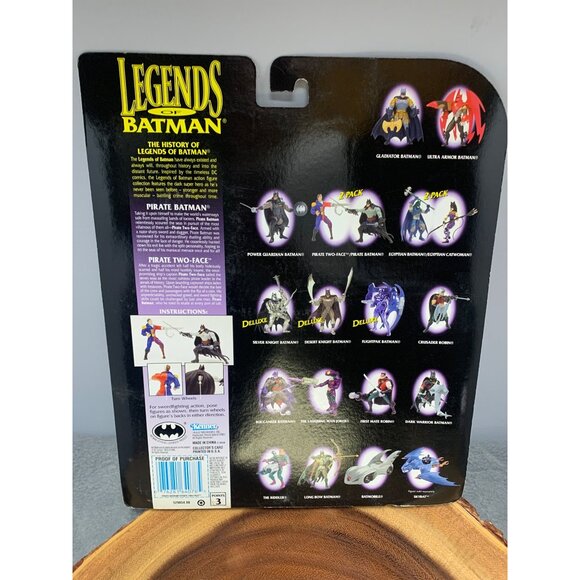 Vintage Kenner Legends of Batman Pirate Two Face Figures New - Picture 4 of 5